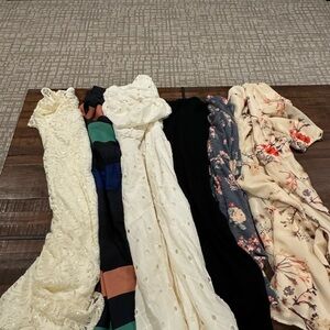 Lot of (6) dresses, size M